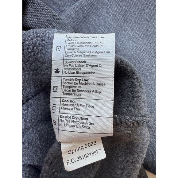 Carhartt Men’s Loose Fit Jacket 2XL Gray Zipper Front Hooded Utility Cotton - Picture 7 of 11